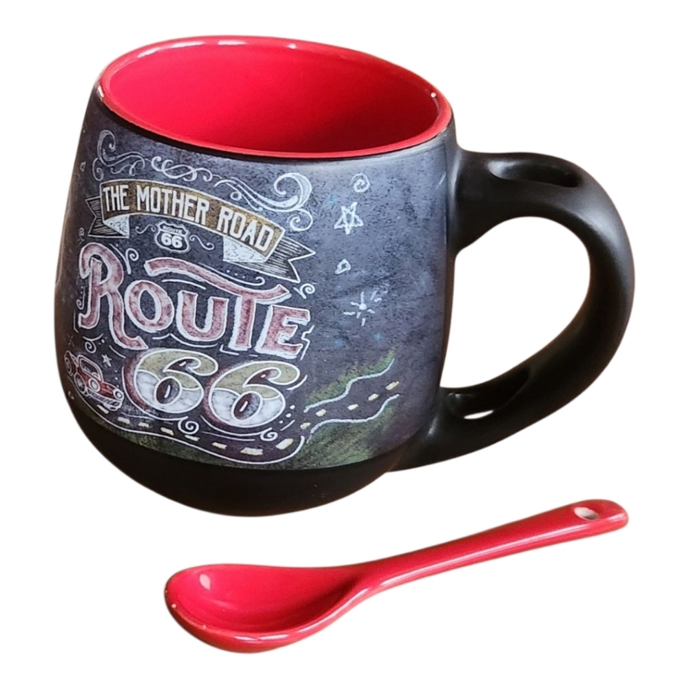 Route 66 Collectible Mug & Spoon Set - Picture 2 of 5